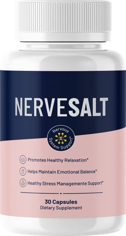 NerveSalt nerve comfort support capsule bottle